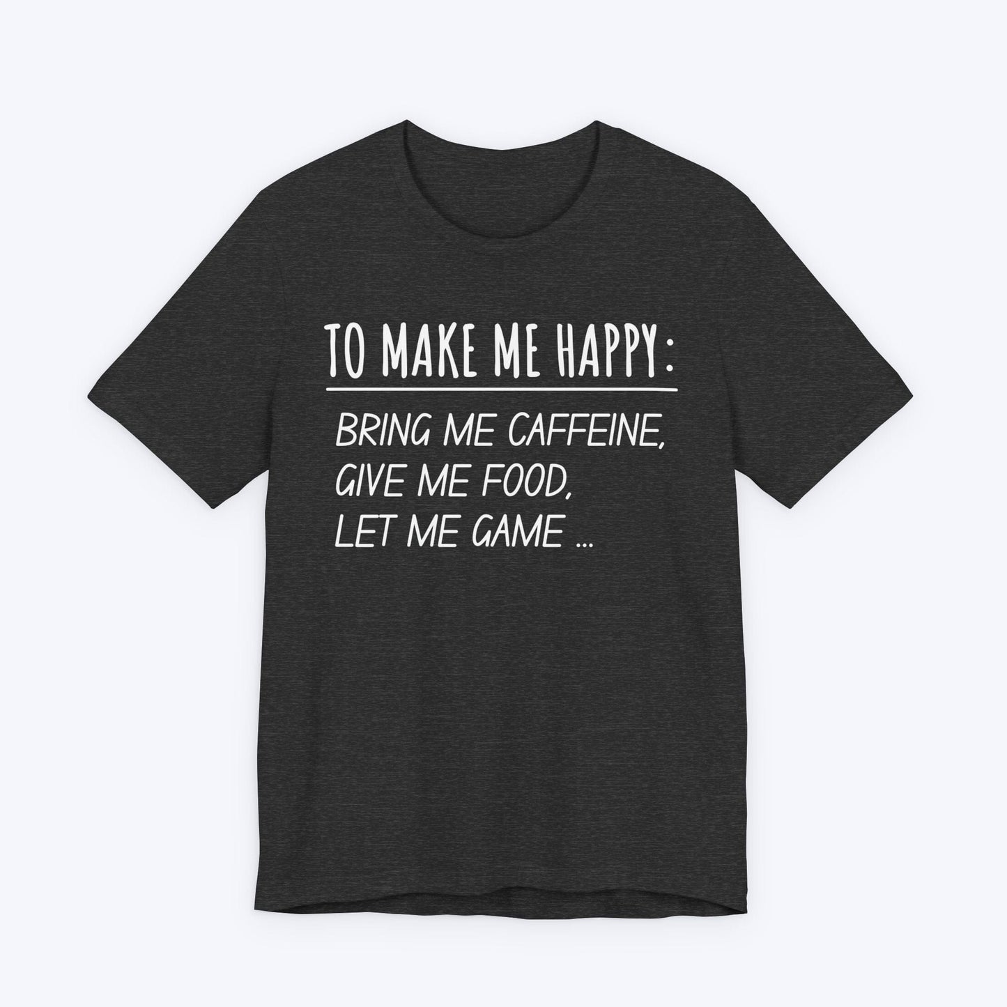T-Shirt Dark Grey Heather / S Happy Gamer T-shirt