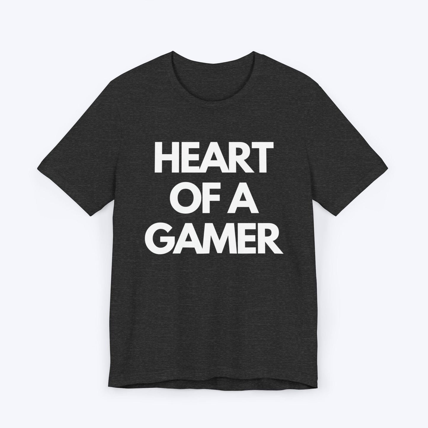 T-Shirt Dark Grey Heather / S Heart of a Gamer T-shirt