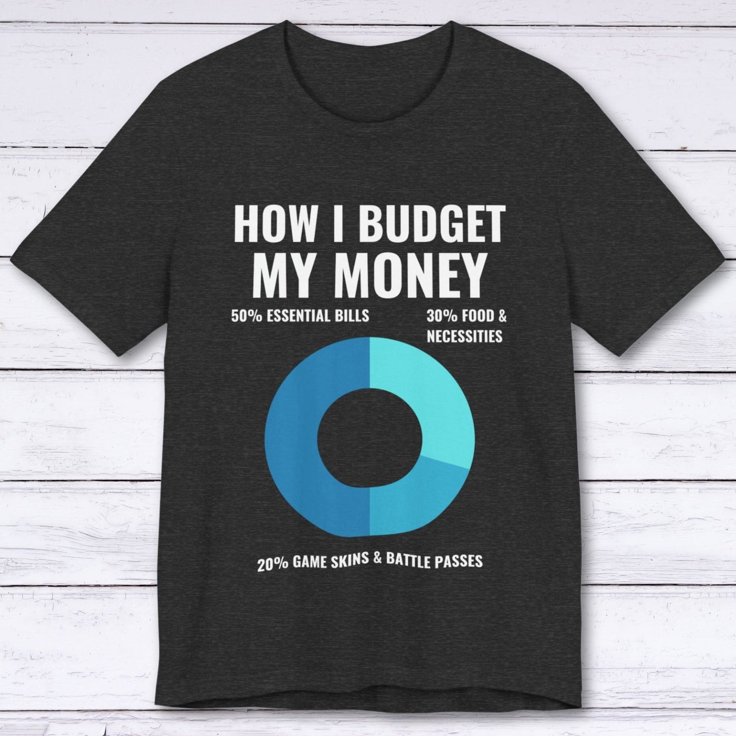 T-Shirt Dark Grey Heather / S How I Budget My Money T-shirt