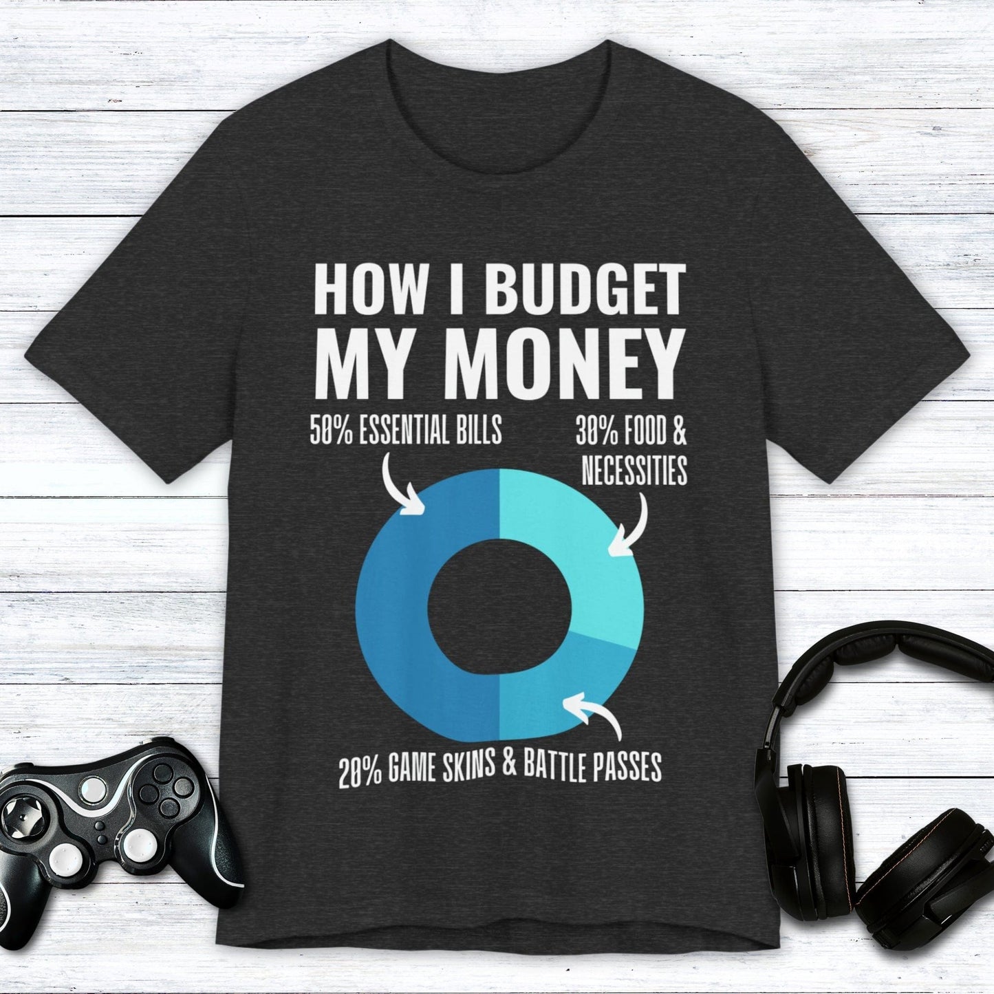 T-Shirt Dark Grey Heather / S How I Budget My Money T-shirt