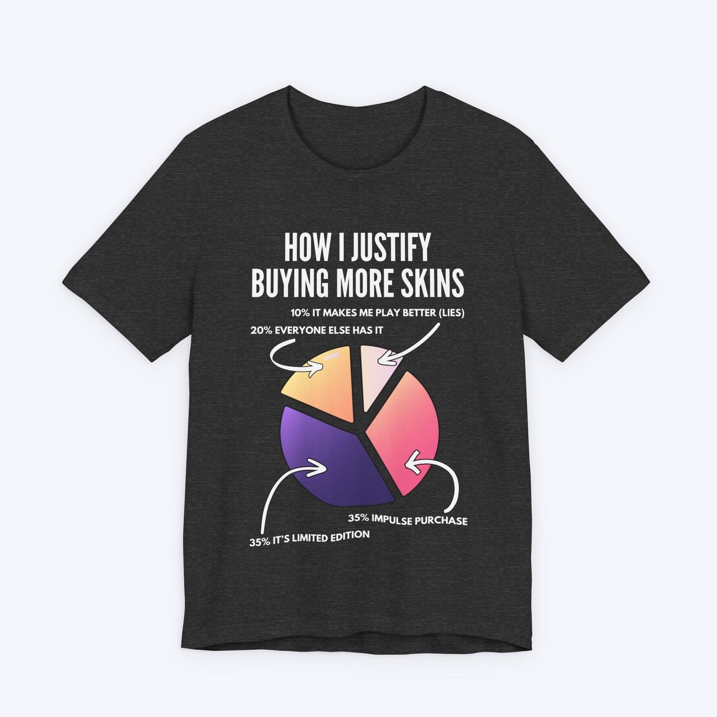 T-Shirt Dark Grey Heather / S How I Justify Buying More Skins T-shirt