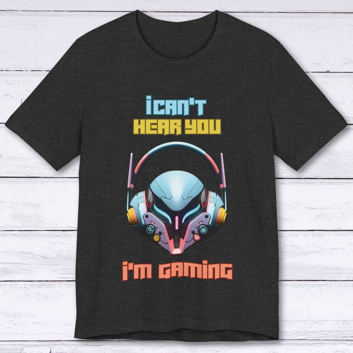 T-Shirt Dark Grey Heather / S Hyper Sound Helm Gamer T-shirt