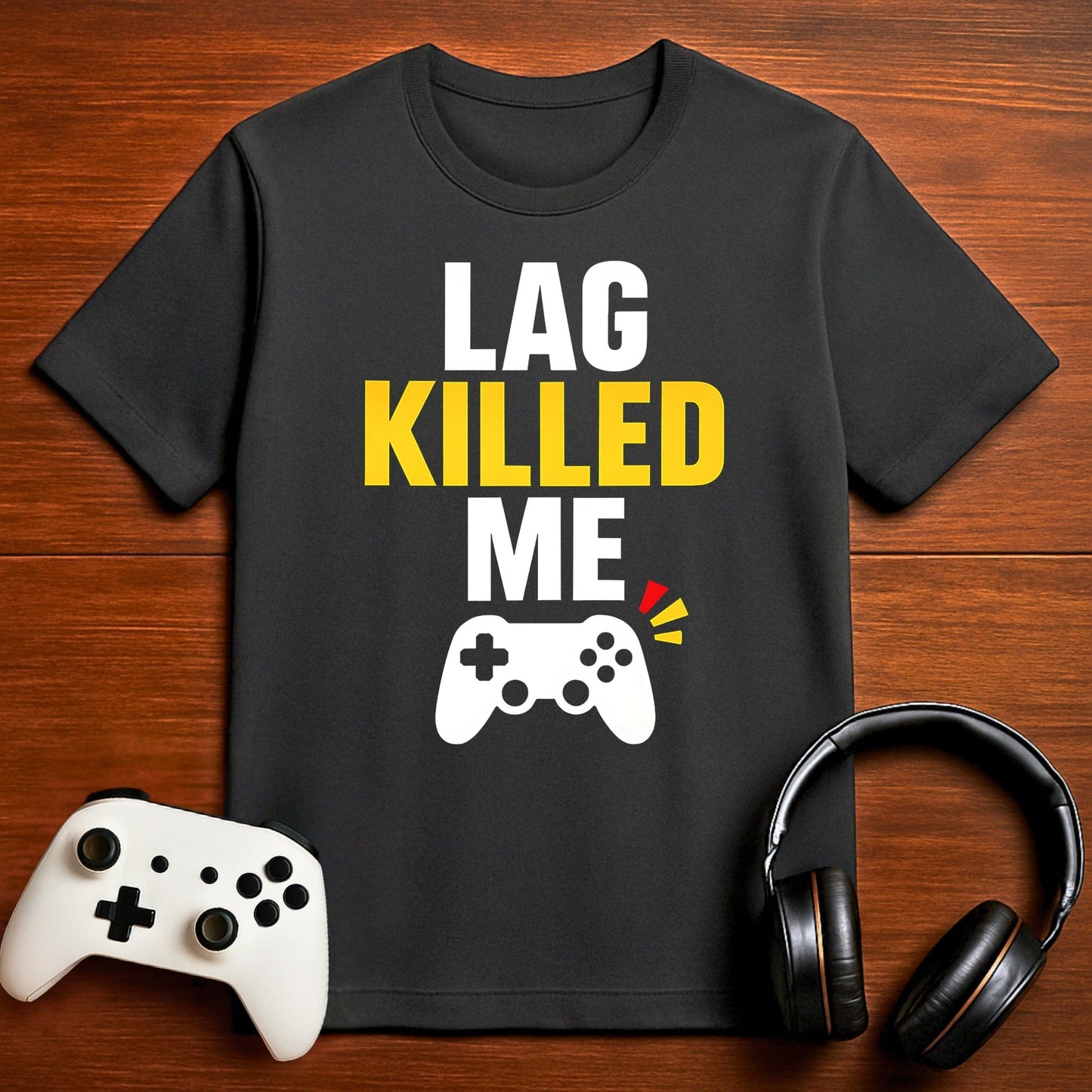 T-Shirt Dark Grey Heather / S It Was Lag Not Me T-shirt