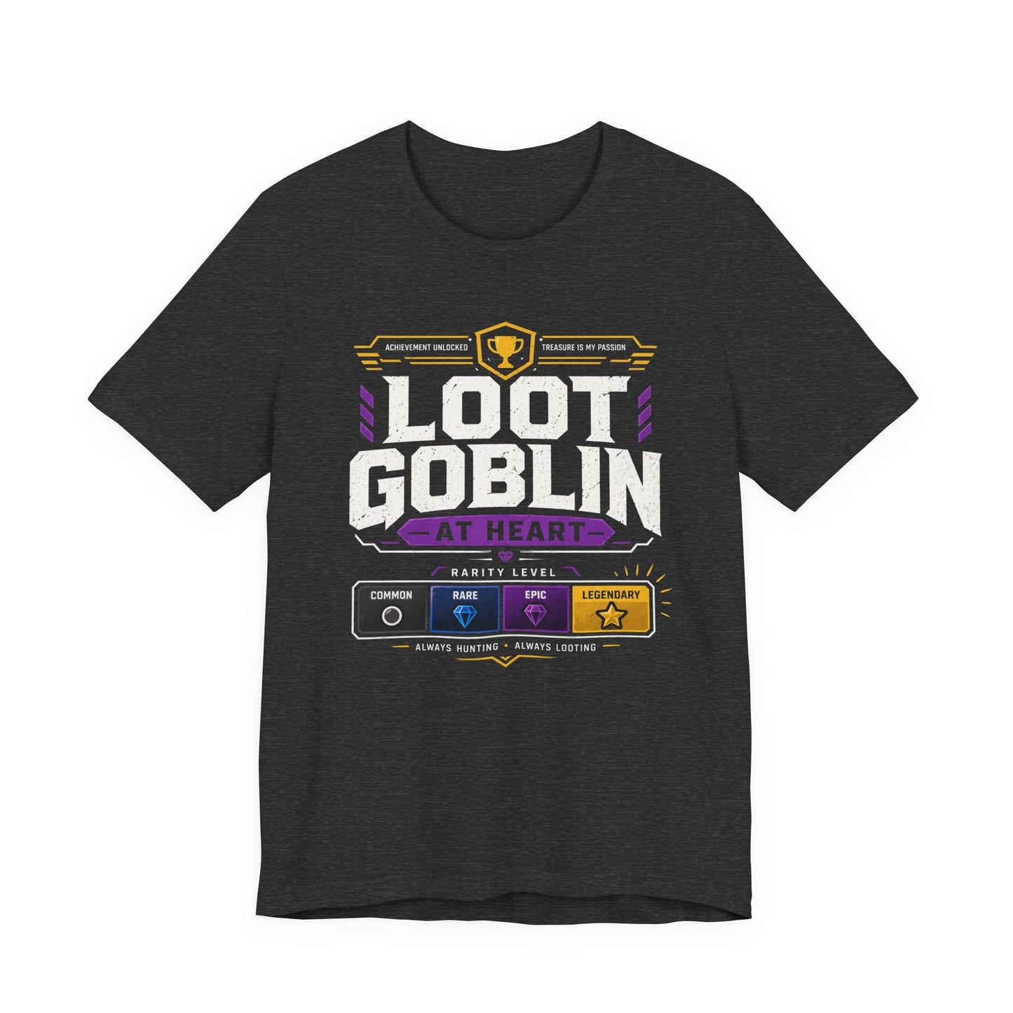 T-Shirt Dark Grey Heather / S Legendary Loot Goblin T-shirt
