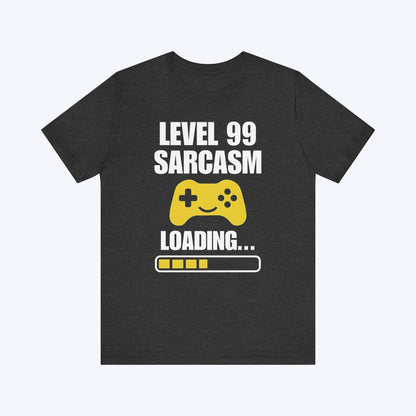 T-Shirt Dark Grey Heather / S Level 99 Sarcasm Loading T-shirt