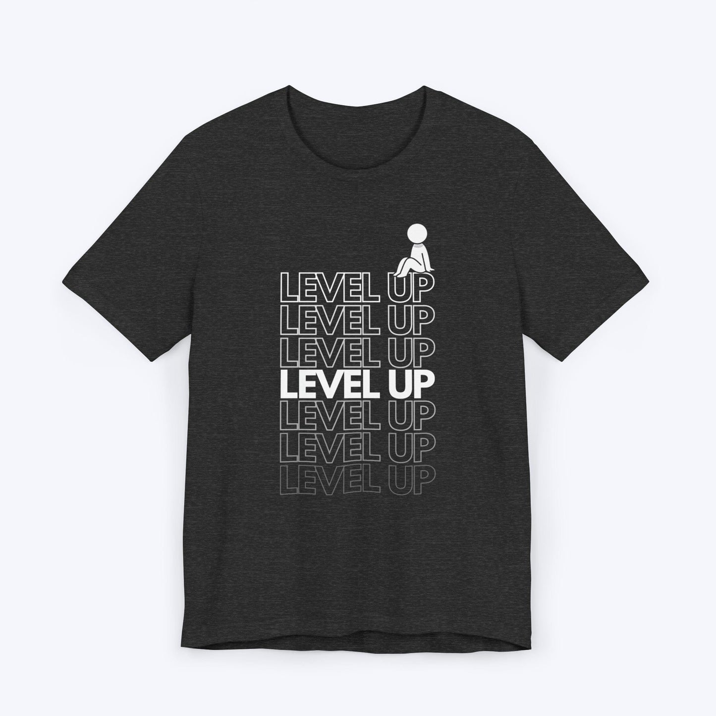 T-Shirt Dark Grey Heather / S Level Up Gamer T-shirt