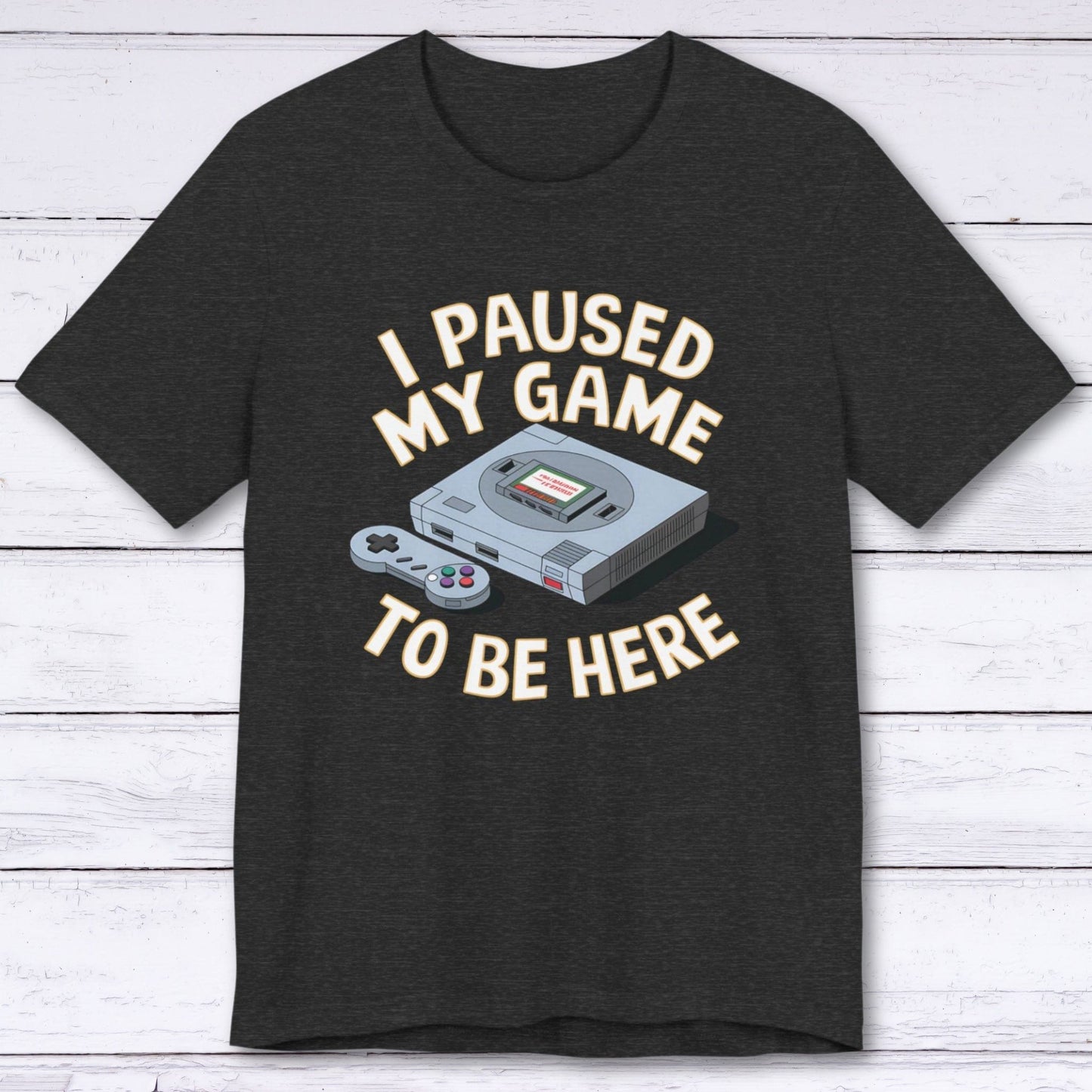 T-Shirt Dark Grey Heather / S Life > Game (Temporarily) T-shirt