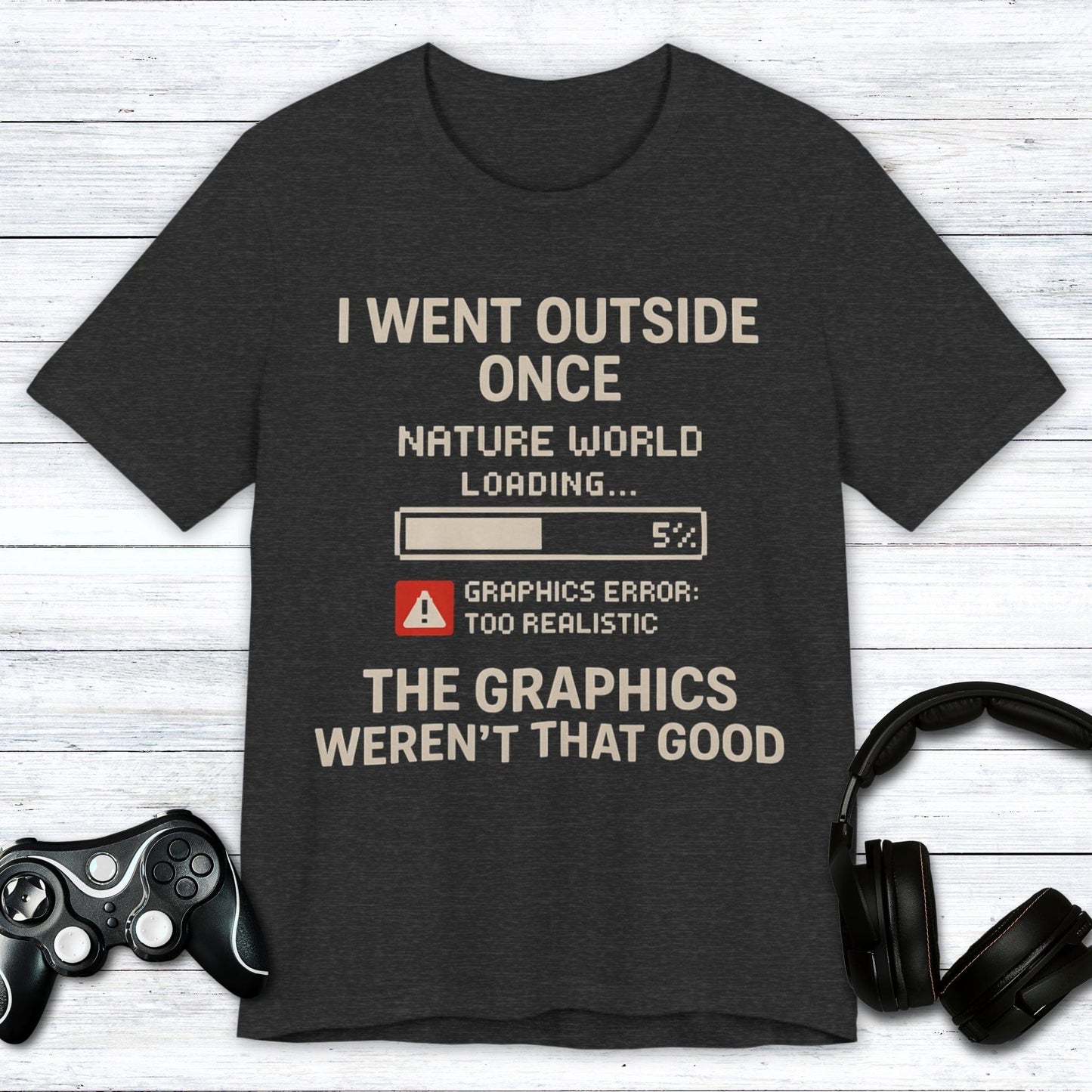 T-Shirt Dark Grey Heather / S Loading Real World T-shirt