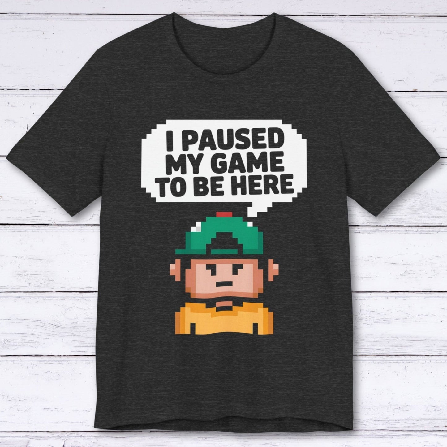 T-Shirt Dark Grey Heather / S My Game is Waiting T-shirt