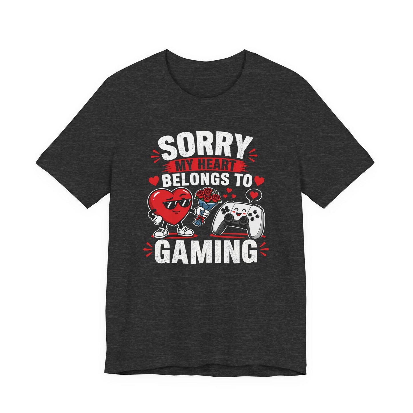 T-Shirt Dark Grey Heather / S My Heart Chose Gaming T-shirt