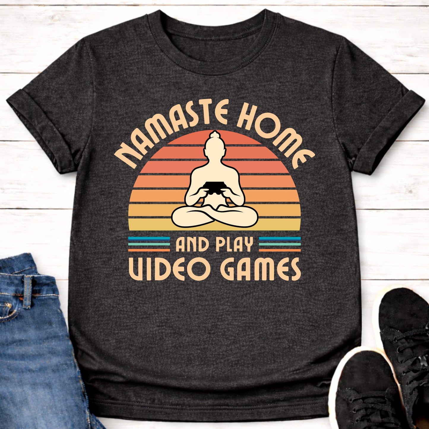 T-Shirt Dark Grey Heather / S Namaste Home T-shirt