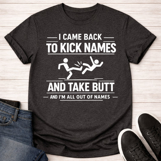 T-Shirt Dark Grey Heather / S Name Kicker T-shirt