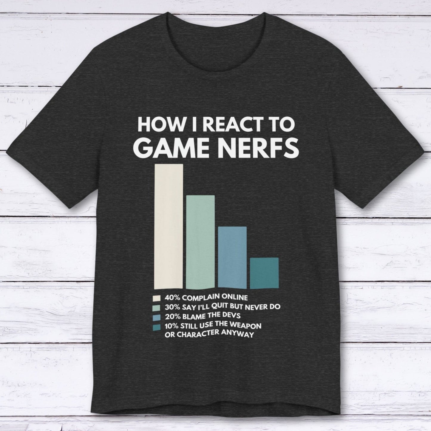 T-Shirt Dark Grey Heather / S Nerfed and Annoyed T-shirt