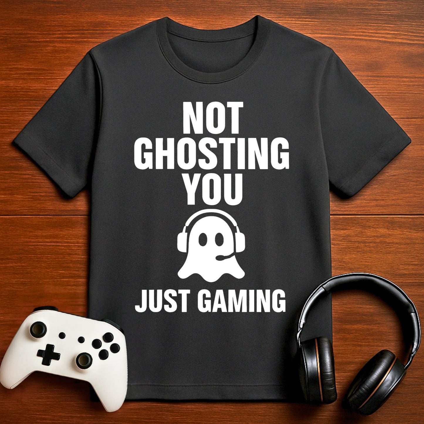T-Shirt Dark Grey Heather / S Not Ghosting You Gaming T-shirt