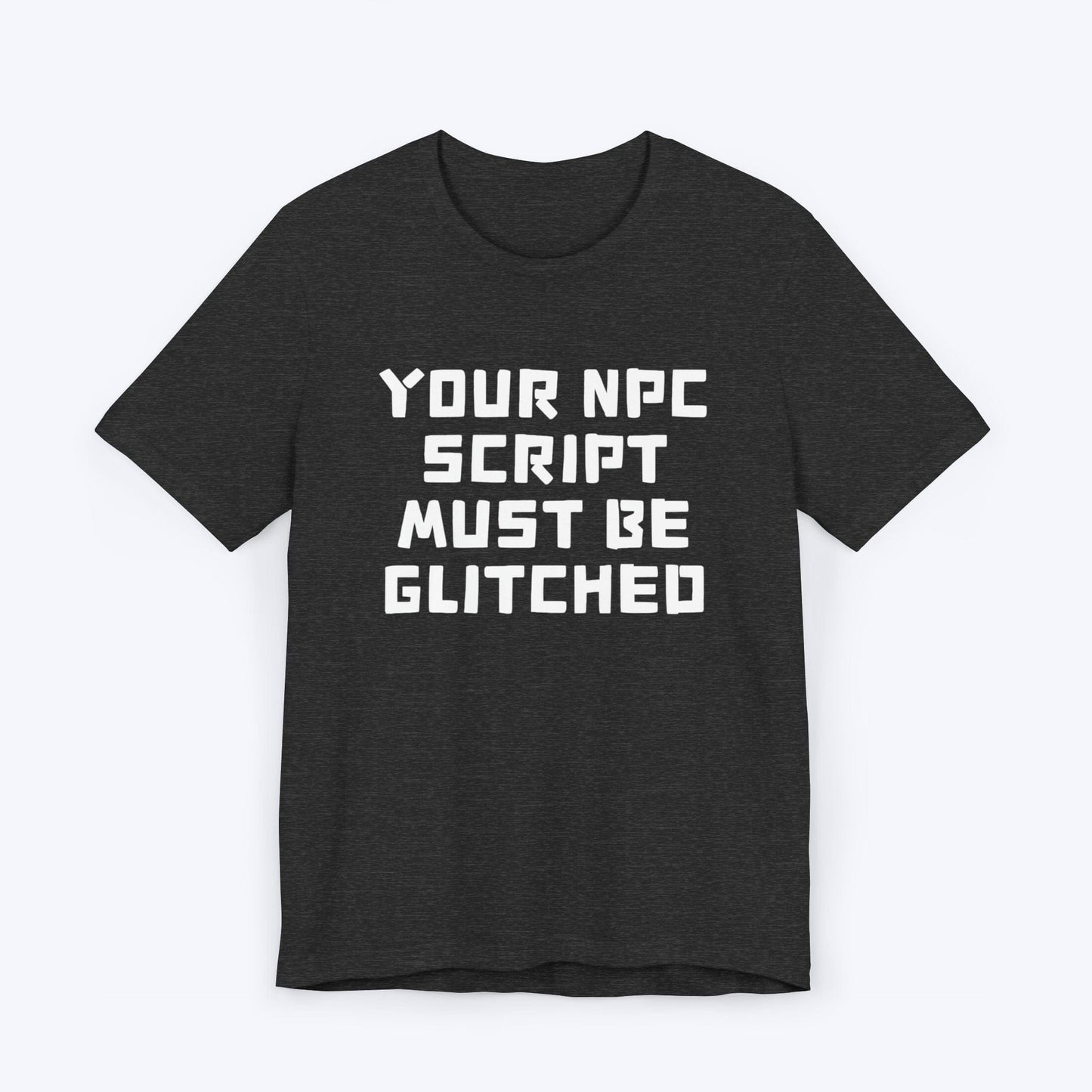 T-Shirt Dark Grey Heather / S NPC Glitching "Gamer" T-shirt