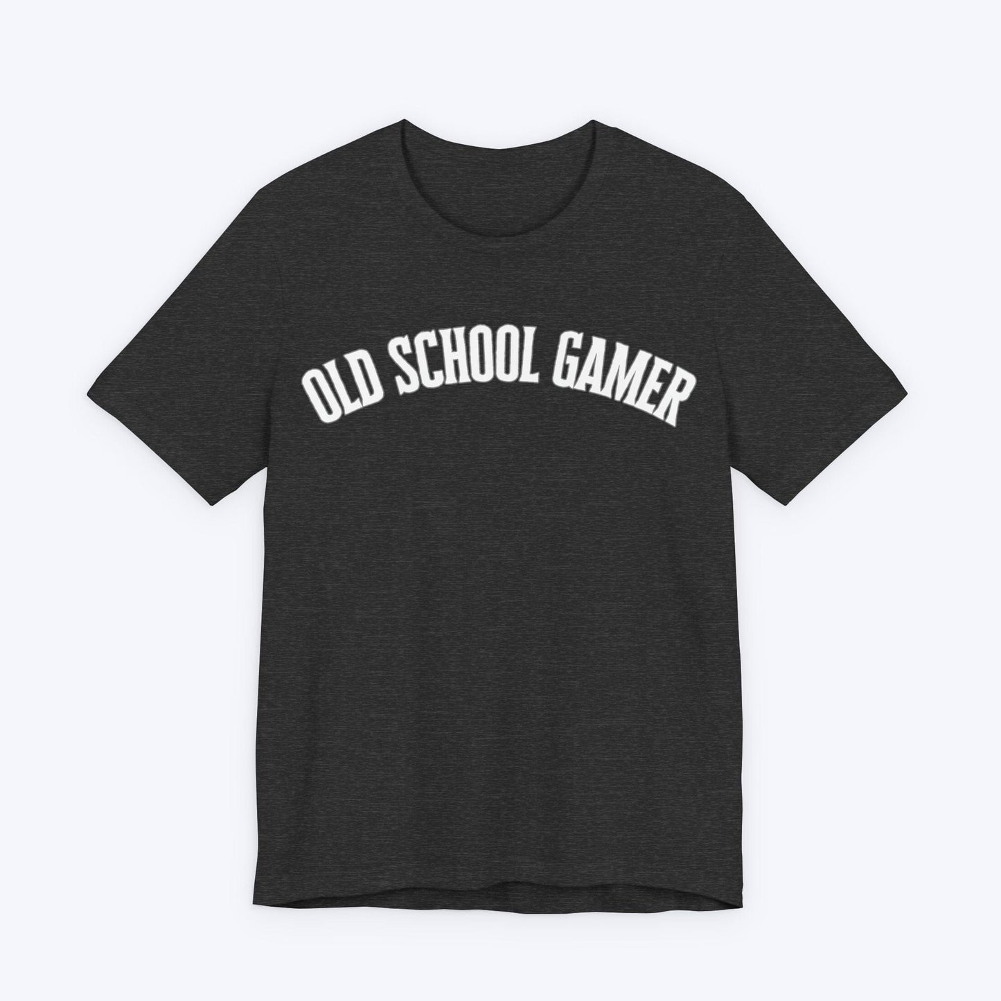 T-Shirt Dark Grey Heather / S Old School Gamer T-shirt