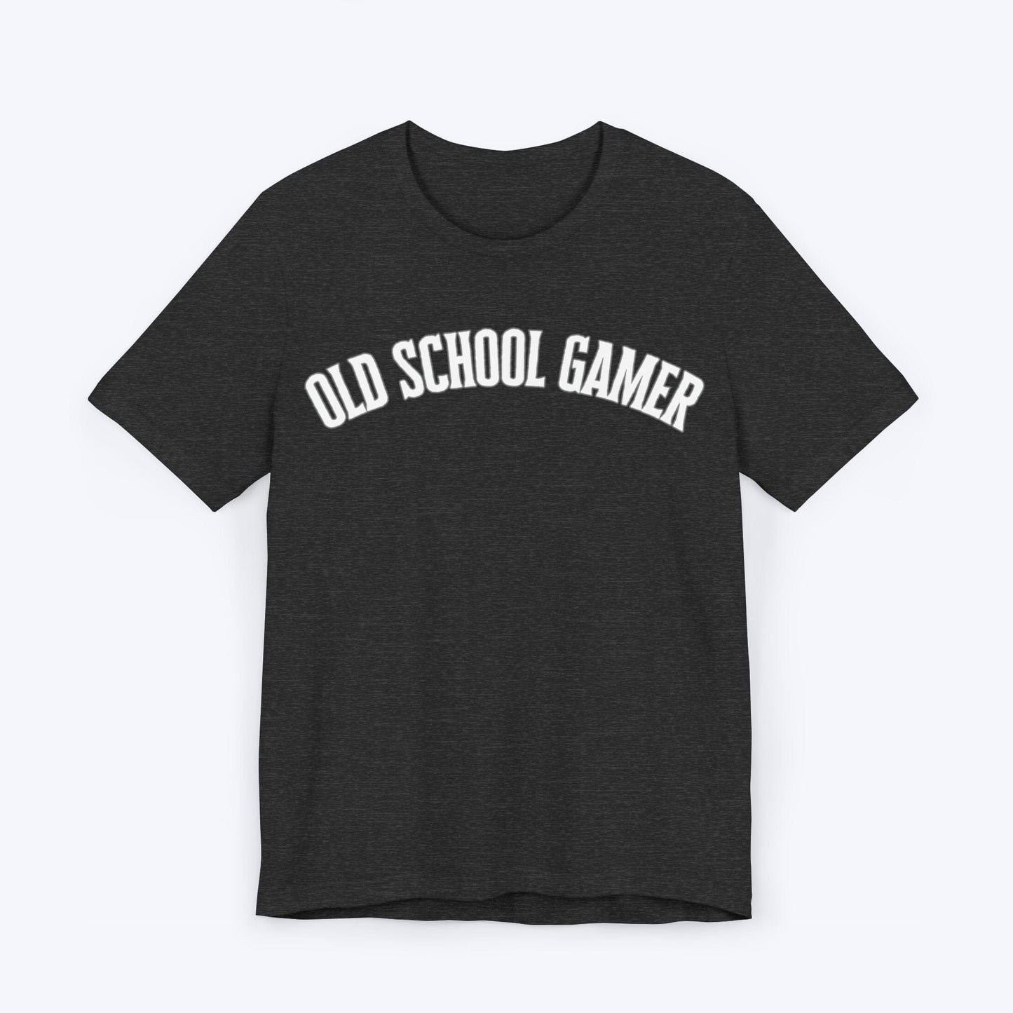 T-Shirt Dark Grey Heather / S Old School Gamer T-shirt