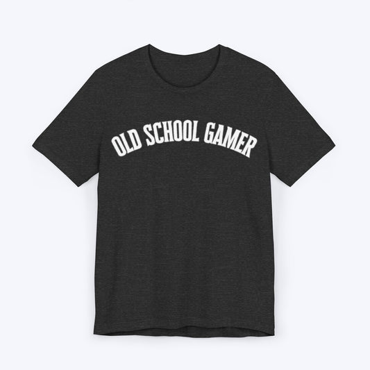 T-Shirt Dark Grey Heather / S Old School Gamer T-shirt