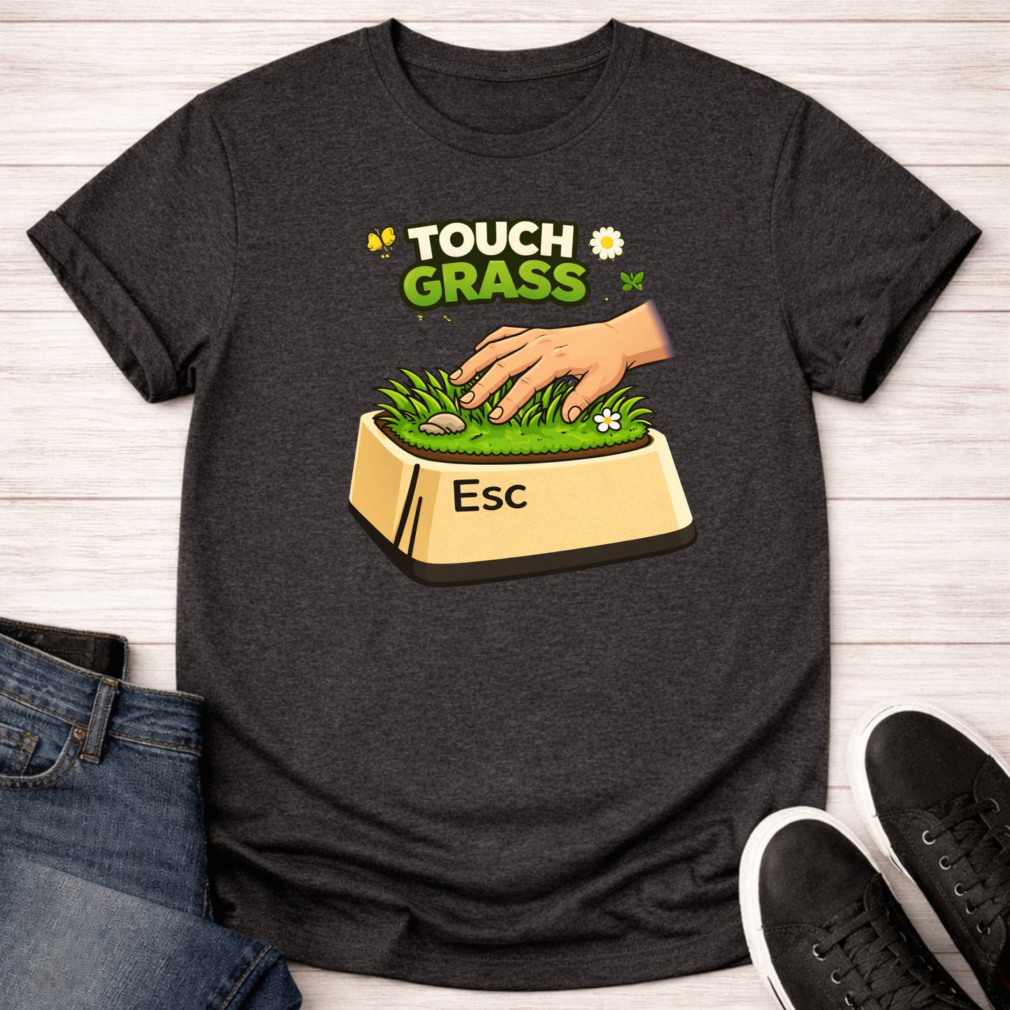T-Shirt Dark Grey Heather / S Outside Quest T-shirt