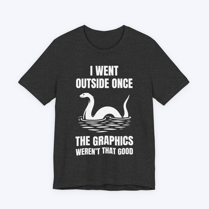 T-Shirt Dark Grey Heather / S Outside: Zero Nessie Sightings T-shirt