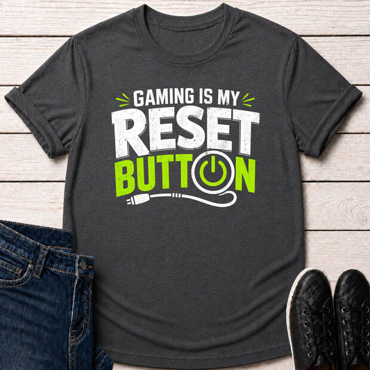 T-Shirt Dark Grey Heather / S Power Reset T-shirt