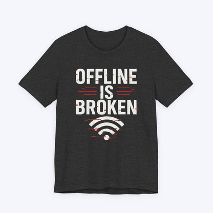 T-Shirt Dark Grey Heather / S Put Me Back Online T-shirt