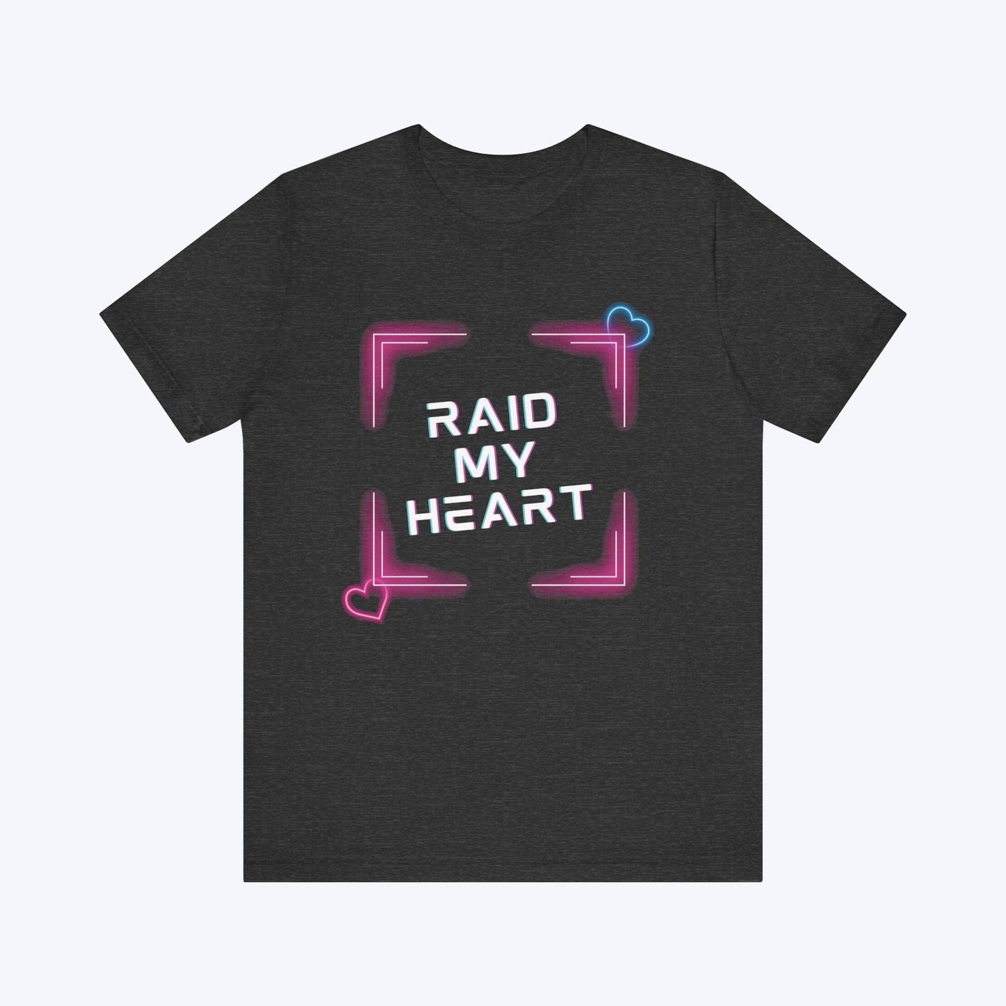 T-Shirt Dark Grey Heather / S Raiding Hearts T-shirt