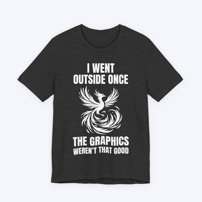 T-Shirt Dark Grey Heather / S Respawn Indoors for Better Vibes T-shirt