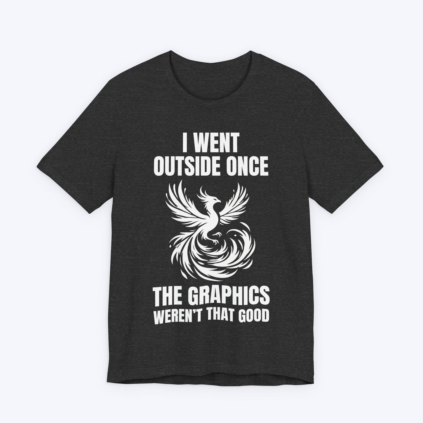 T-Shirt Dark Grey Heather / S Respawn Indoors for Better Vibes T-shirt