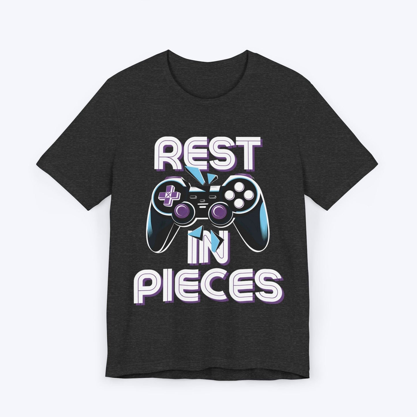 T-Shirt Dark Grey Heather / S Rest In Pieces T-shirt