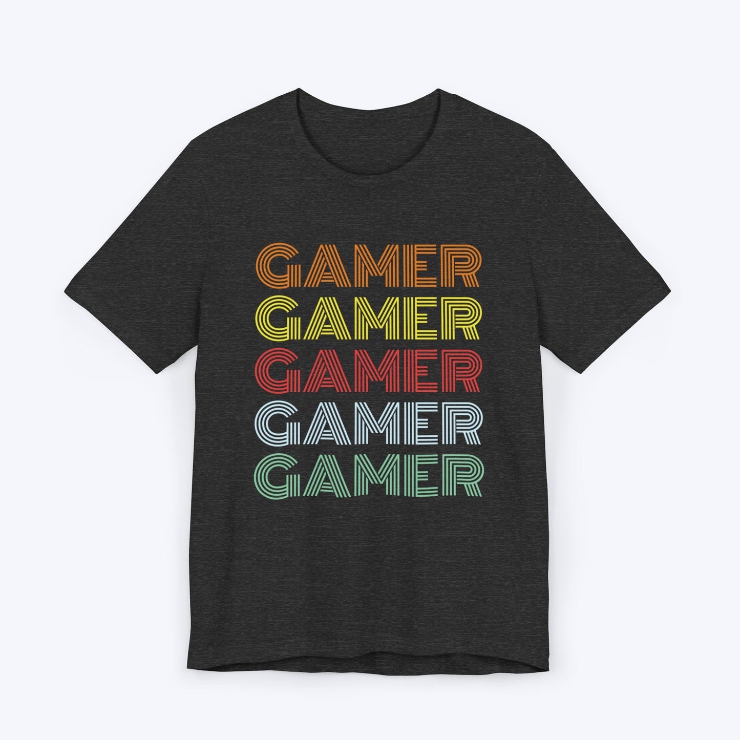 T-Shirt Dark Grey Heather / S Retro Gamer T-shirt