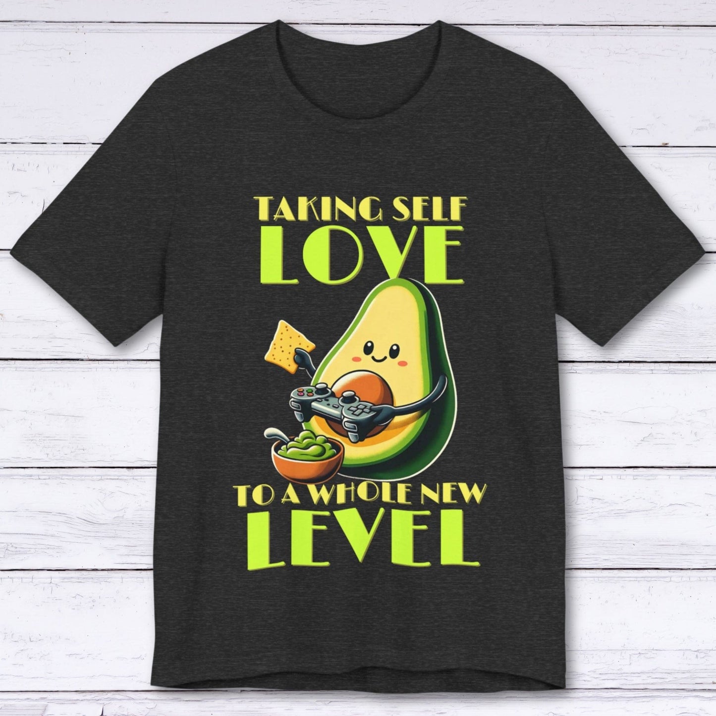 T-Shirt Dark Grey Heather / S Self Love Avocado T-shirt