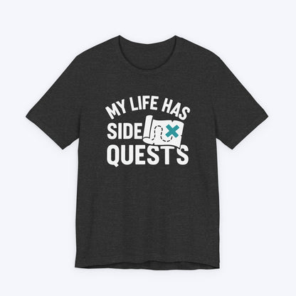 T-Shirt Dark Grey Heather / S Side Quest Master T-shirt