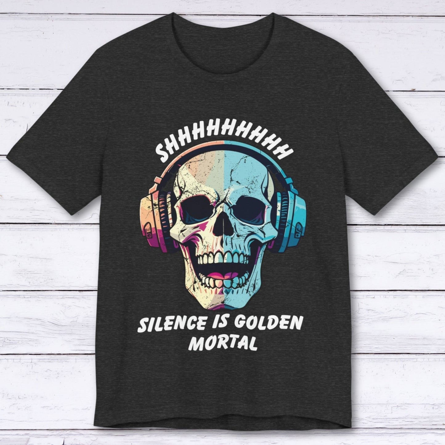 T-Shirt Dark Grey Heather / S Silence is Golden T-shirt