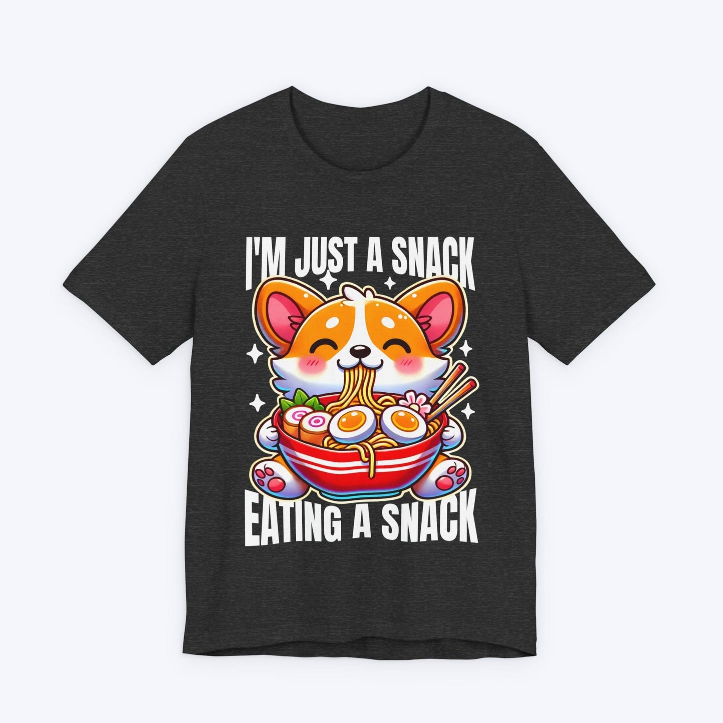 T-Shirt Dark Grey Heather / S Snack on Snack Action T-shirt