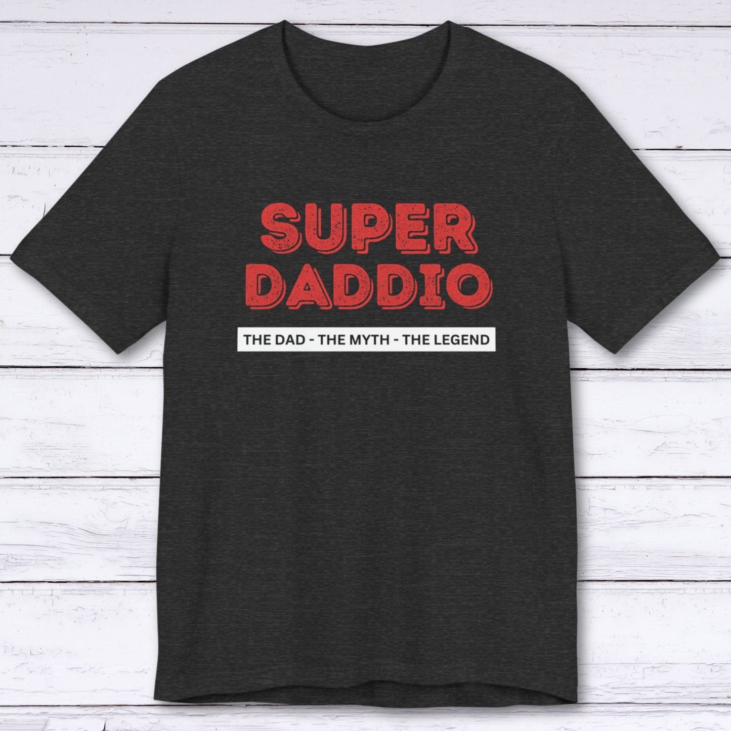 T-Shirt Dark Grey Heather / S Super Daddio (Vintage) T-shirt