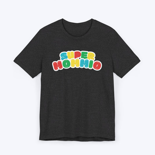 T-Shirt Dark Grey Heather / S Super Mommio (Bubbles) T-shirt