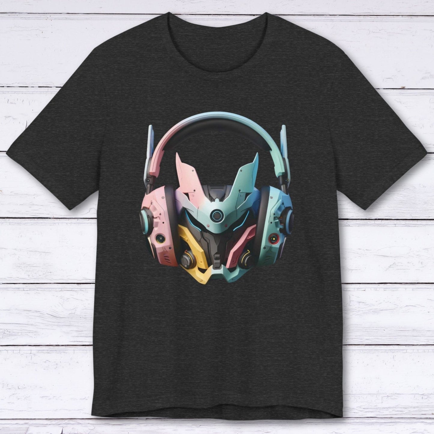 T-Shirt Dark Grey Heather / S Transforming Minds Headset Cyberdeck T-shirt