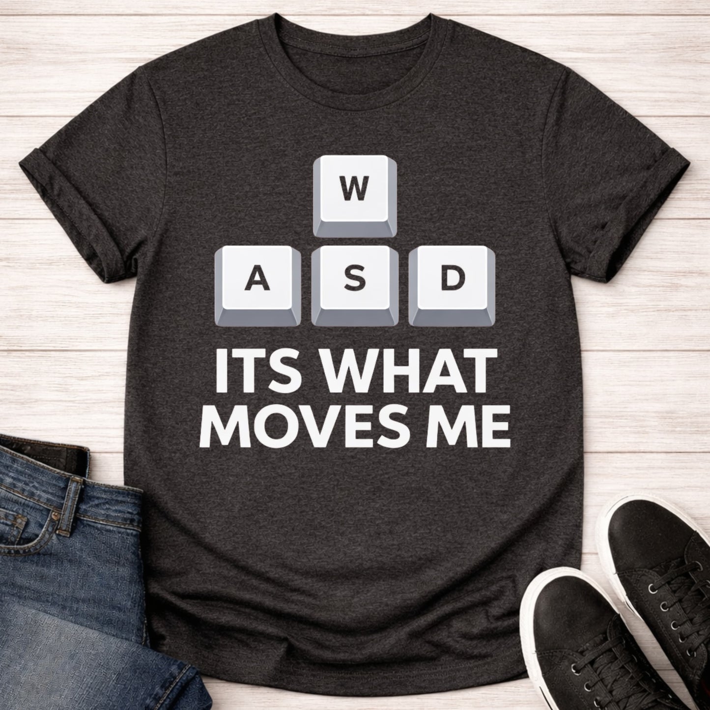 T-Shirt Dark Grey Heather / S What Moves Me T-shirt