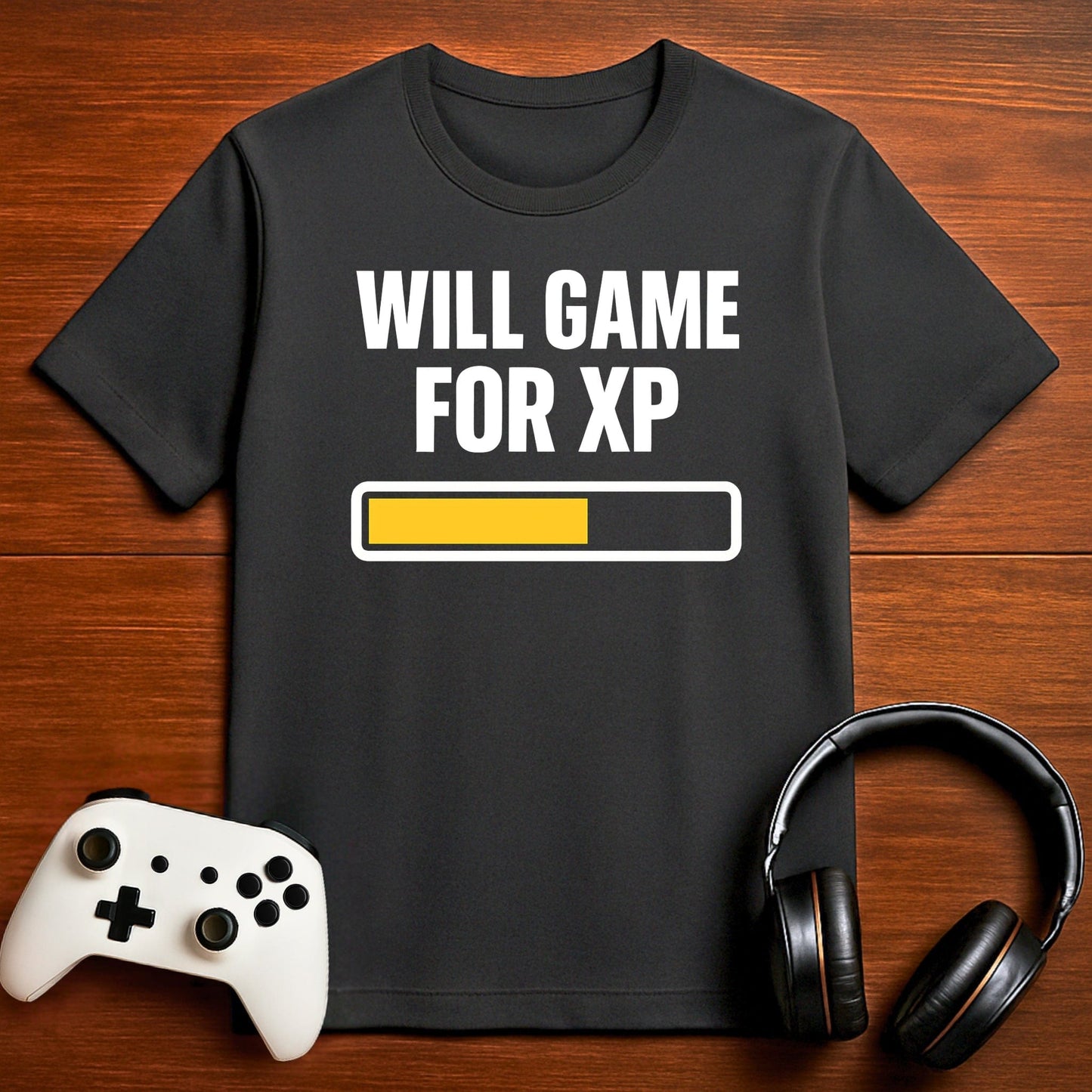 T-Shirt Dark Grey Heather / S Will Game For XP T-shirt