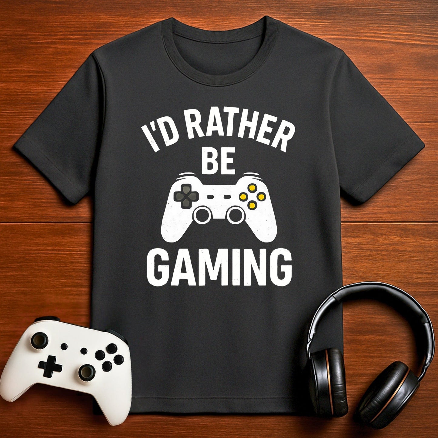 T-Shirt Dark Grey Heather / S Wish I Was Gaming T-shirt