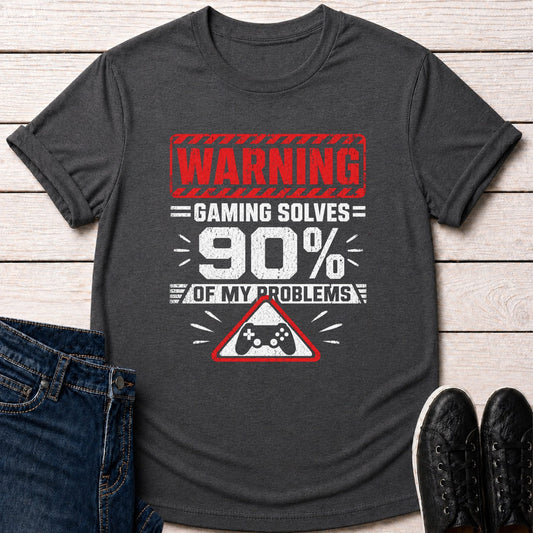 T-Shirt Dark Grey Heather / S You've Been Warned T-shirt