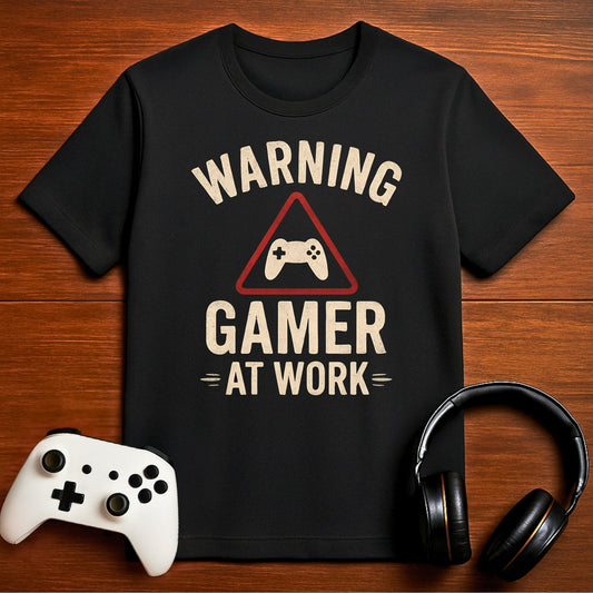 T-Shirt Gamer at Work – Stay Back T-shirt