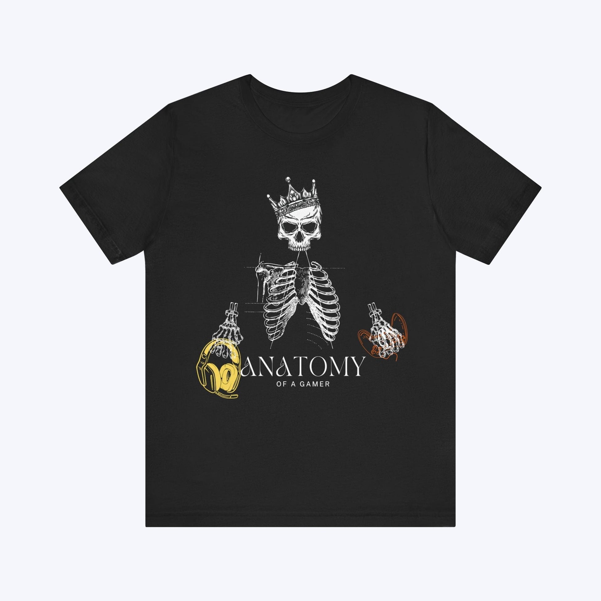 T-Shirt Gamer's Anatomy: Bones & Buttons T-shirt