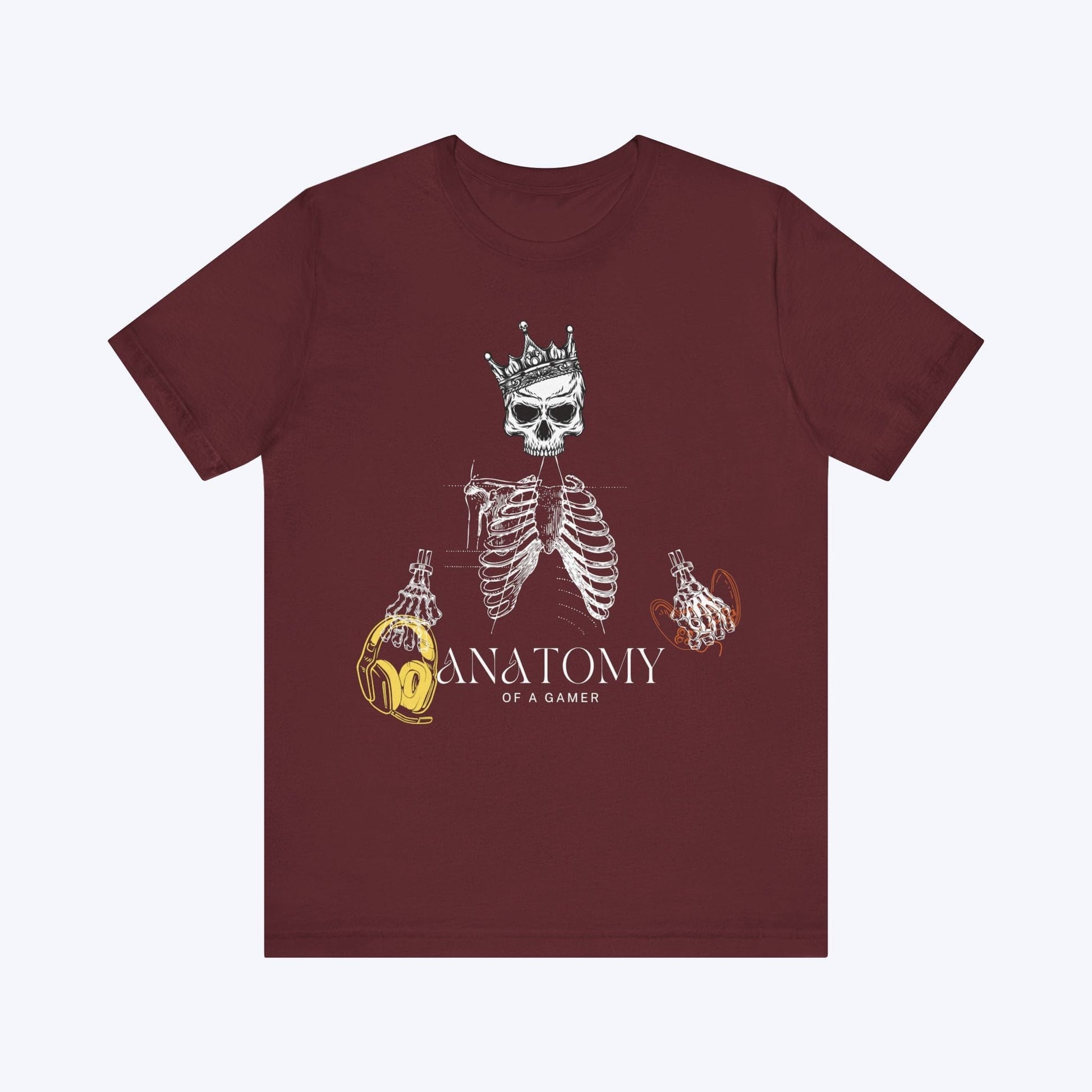 T-Shirt Gamer's Anatomy: Bones & Buttons T-shirt