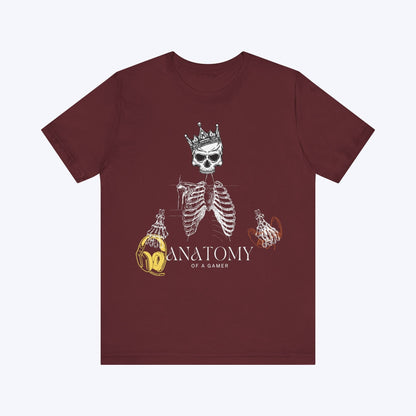 T-Shirt Gamer's Anatomy: Bones & Buttons T-shirt