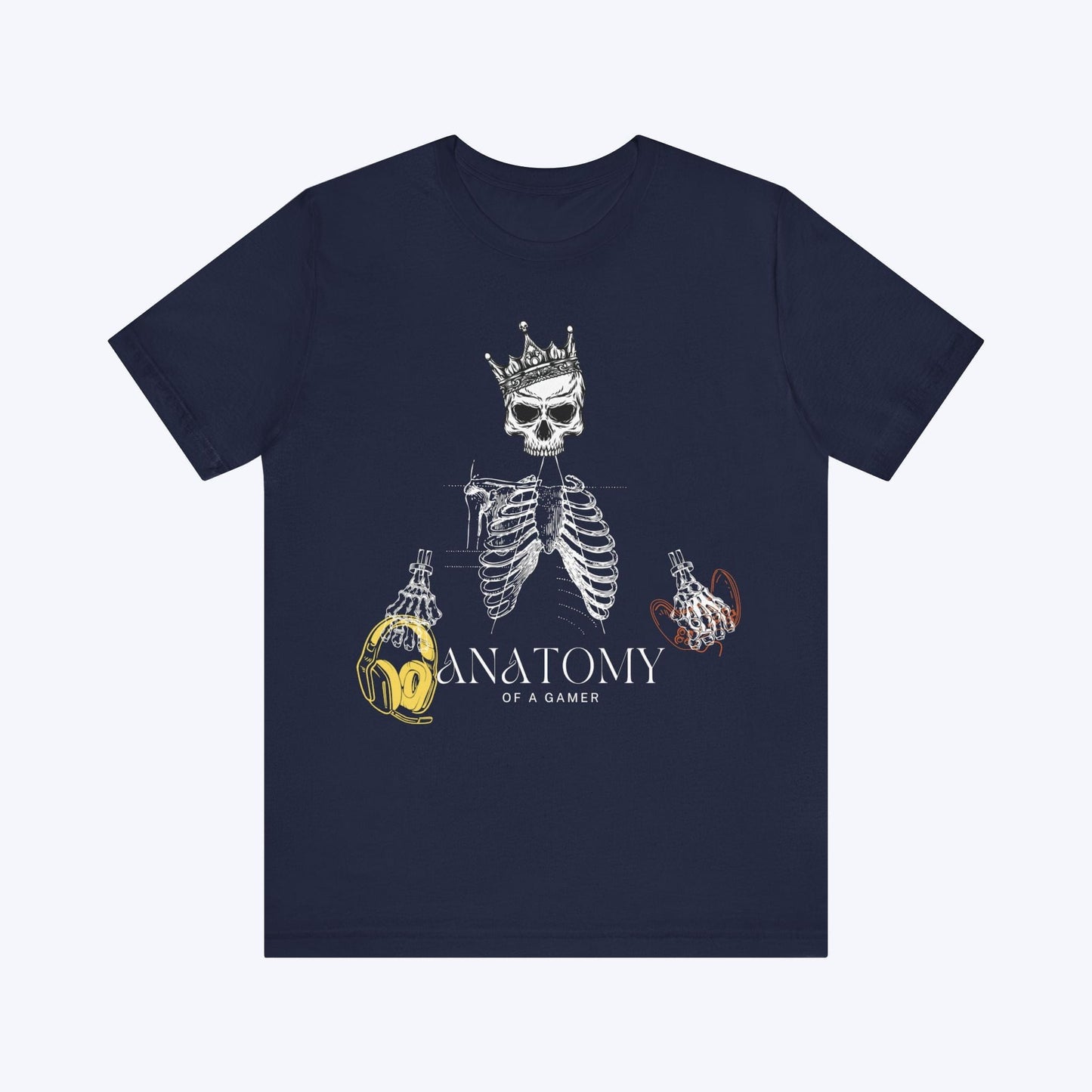 T-Shirt Gamer's Anatomy: Bones & Buttons T-shirt