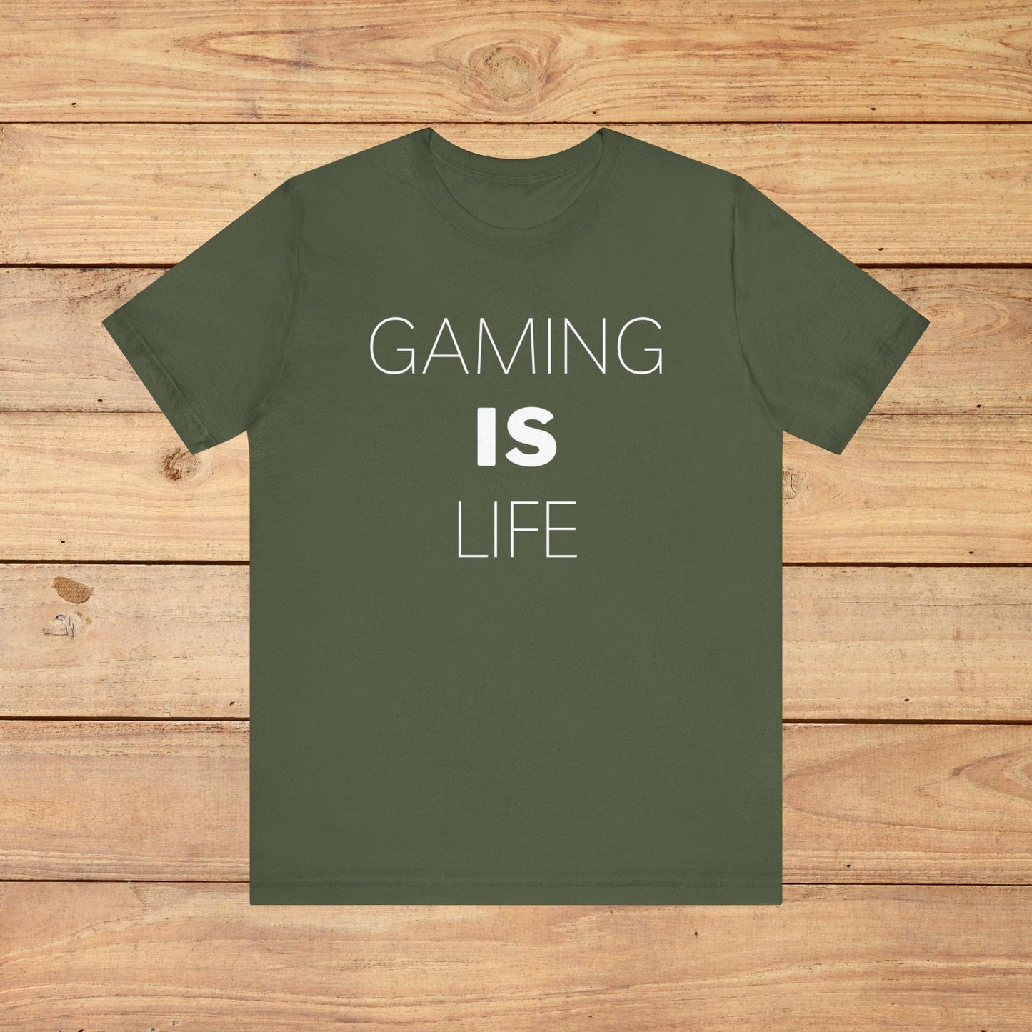 T-Shirt Gaming is Life (Borderless) T-shirt