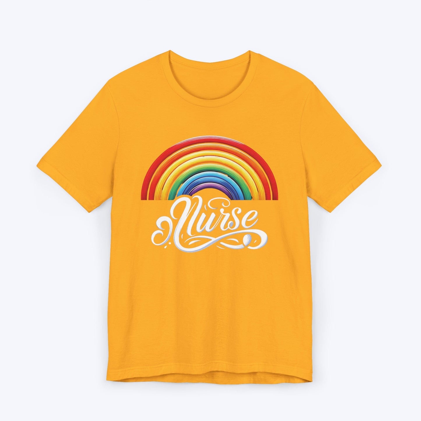 T-Shirt Gold / S Spectrum of Compassion: Nurse Pride T-shirt