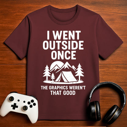 T-Shirt Lag Outside – Retro Gamer T-shirt